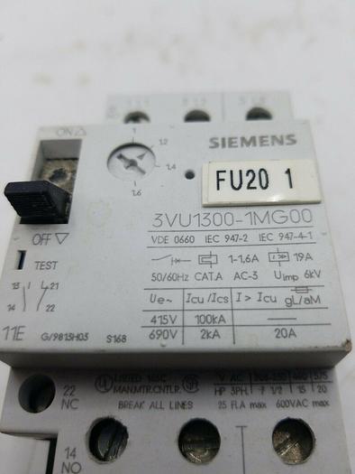 Used SIEMENS 3VU1300-1MG00
