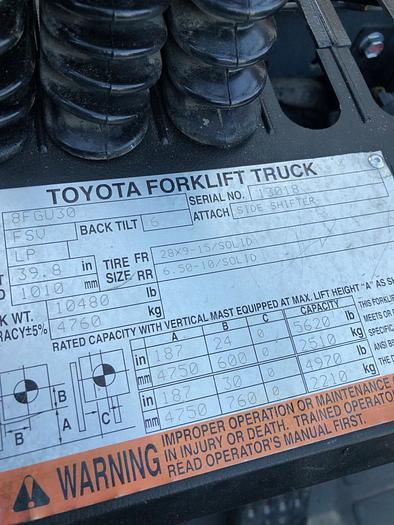 Used 2008 Toyota 8FGU30