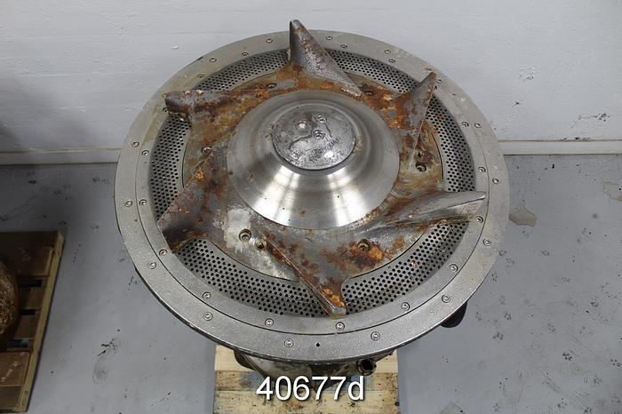 Used Beloit Model 3396 Shark Pulper Drive, Stainless Steel Rotor #40677