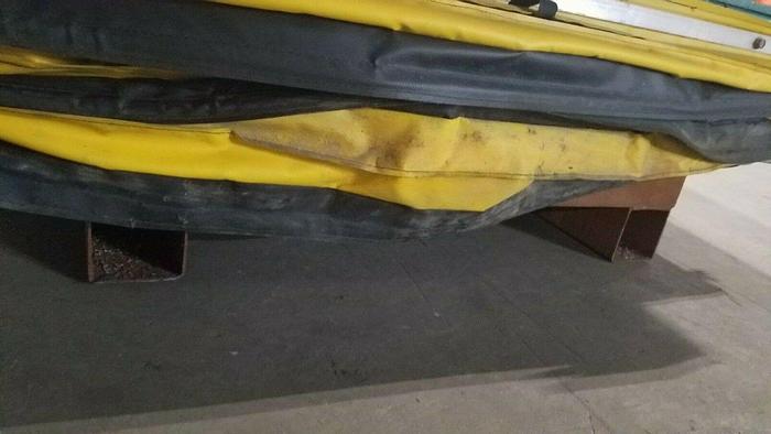 Used Knight 4000 Lb. Lift Pneumatic Air Lift Turn Table Pallet Coil Lifting Scissor