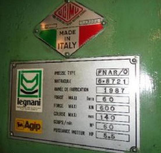 Gebraucht EXCENTERPERS C-FRAME LEGNANI 60T