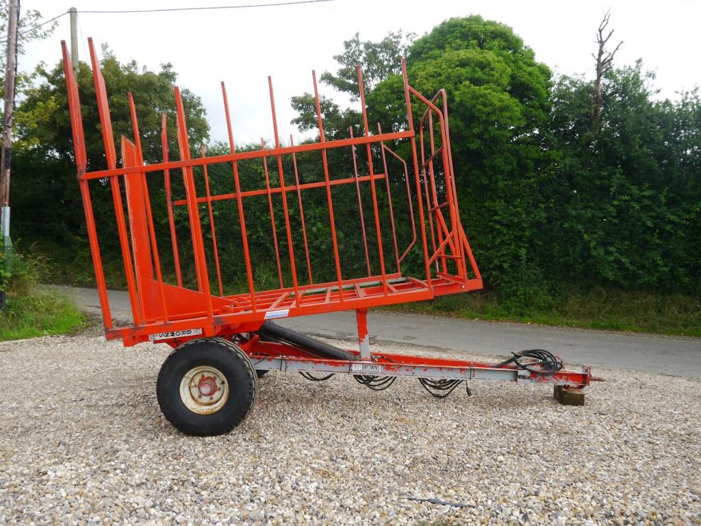Used Browns Bale Trailer