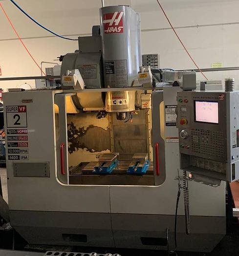 Used HAAS VF2SS CNC MILL 204