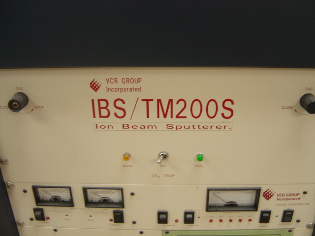 Used VCR Group  IBS TM200S Ion Beam Sputterer
