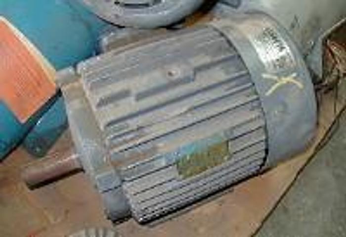 Used 7.5 HP Lelend Faraday A.C. motor, 213T frame.