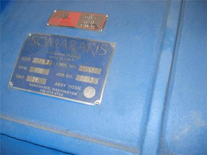 Used Travaini 150 HP Vacuum Pump w/ Somarakis Pump
