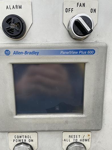 Used 2008 FANUC M10iA DUAL ARM ROBOTIC FOAM CELL WITH A/B SIDED INDEX TABE/ COULD CONVERT TO WELD CELL