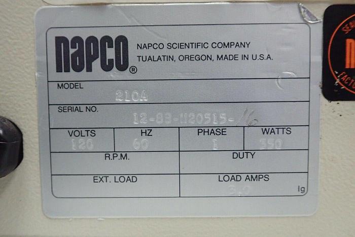 Used Napco Model 210A Laboratory Heated Water Bath