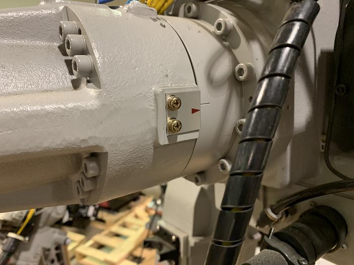 Used MOTOMAN UP50N (HP50) 50KG X 2046MM REACH 6 AXIS CNC ROBOT WITH NX100 CONTROL