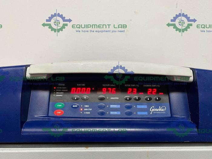 for parts or not working GeneVac DD4 X Evaporator w/ GeneVac CVP 100 Vacuum Pump