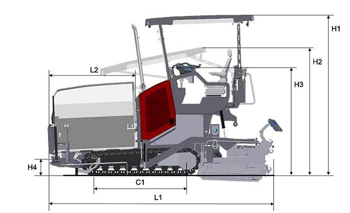 PAVIMENTADORA F1800C