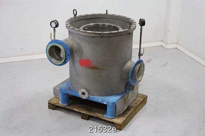 Used Voith 31 Centriscreen, 100 Psi, 425 Max Rpm, 0.010" Slotted Screen Basket #21532