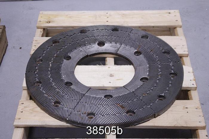 Used Andrits Sprout Bauer 26TA 26" Refiner Plate Set #38505