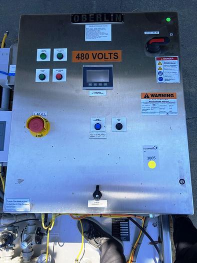 Used Filter, Pressure, Oberlin, Model OBF12, 316L Stainless Steel,  12 Square Feet #S744646