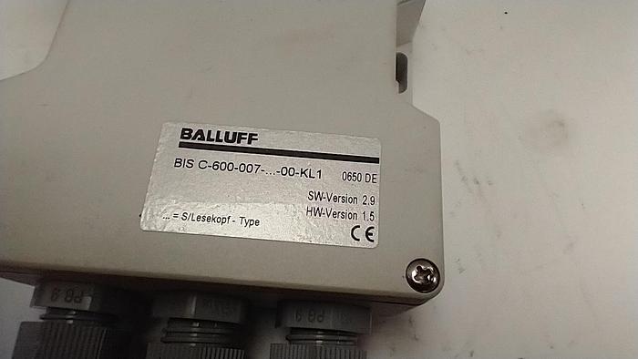 Used Balluff Electronic ID System, BIS C-650 & BIS C-600-007 GH102