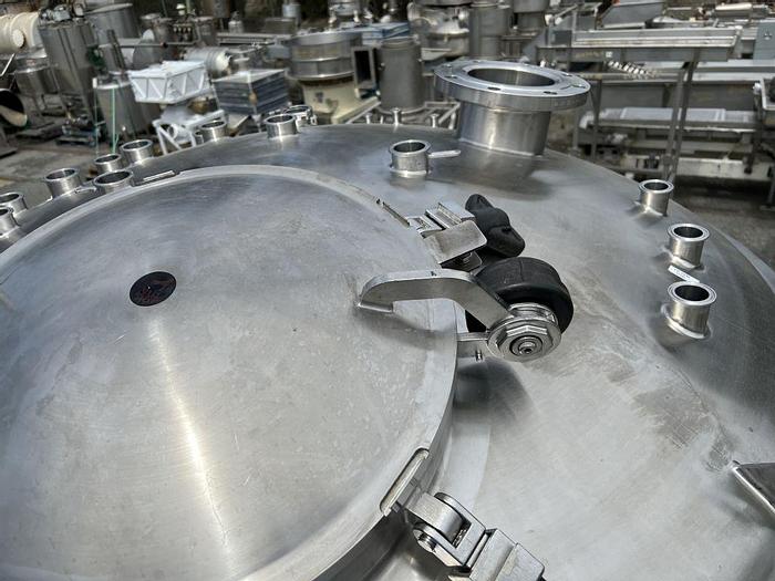 Used Reactor, 740 Gallon, 316L Stainless Steel, Jacketed, Agitated, T&C Stainless #S744626