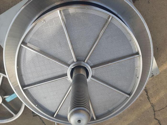 Used Filter, Pressure Leaf, Columbia, Mdl C-12-D-1-316, 316 S/st, VT/HL #S744550