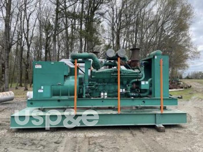 Used 4.5 MW 1996 Used Cummins 1500DFMB Diesel Generator Set