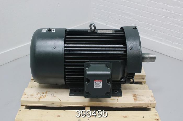 Unused Toshiba 100 HP AC Motor, 1775 RPM, 460 Volts, 405T Frame, Unused #39949