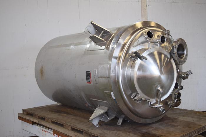 Used 321 gallon stainless jacketed vessel, used stainless jacketed tank