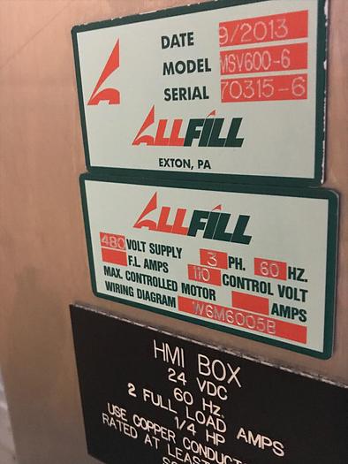 Used Used 6 head inline automatic auger filler