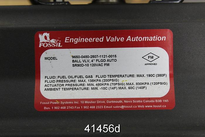 Used Fps Model 9650-0480-2507-0015 4" Ball Valve #41456