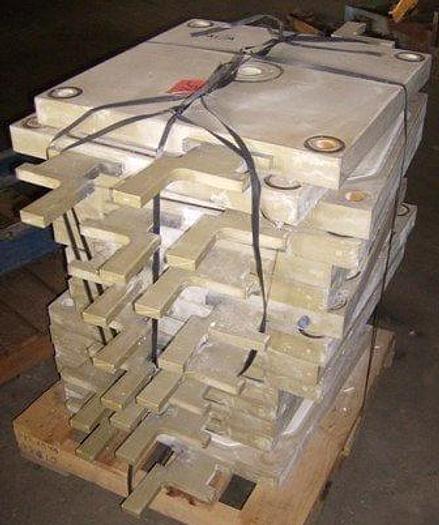 Used 4.5 CU. FT. FILTRATEC FILTER PRESS – POLYPRO. – 630 MM – C.G.R.