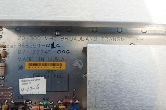 Used 20-300 MHz Broadband Transmitter 966254-01C 87-177745-00G 149201160 Board