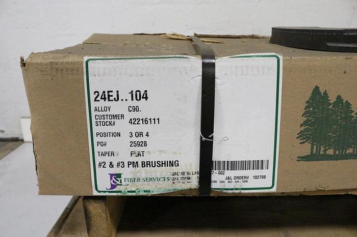 Unused Beloit DD4000 Refiner 24" Diameter Disc Plate Set #32354