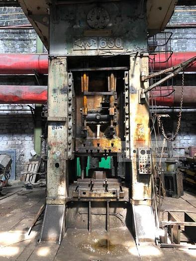 Used 1983 MECHANICAL TRIMMING PRESS TMP VORONEZH K2538 630 ton
