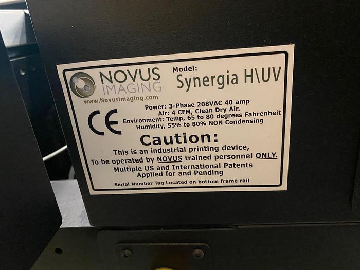 Used Novus Imaging Synergia H/UV Large Wide Format Printer