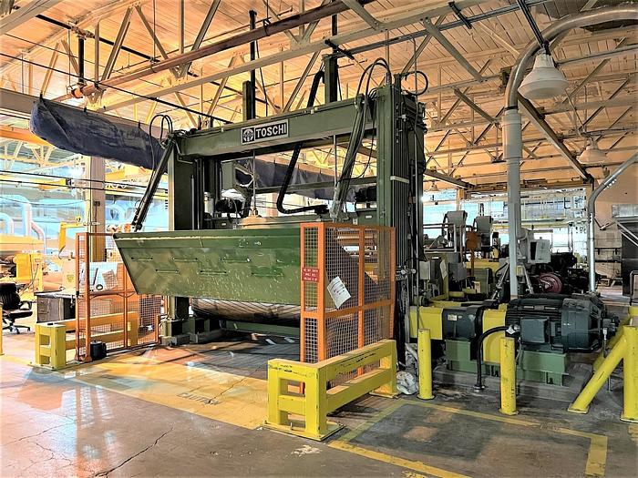 Used TOSCHI - TOSOTEC 4000-3S 134" (3400MM) TWO DRUM SLITTER REWINDER
