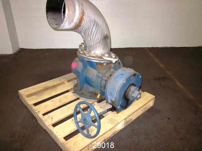 Used Dezurik 10" Hand Operated 3 Way Valve #29018