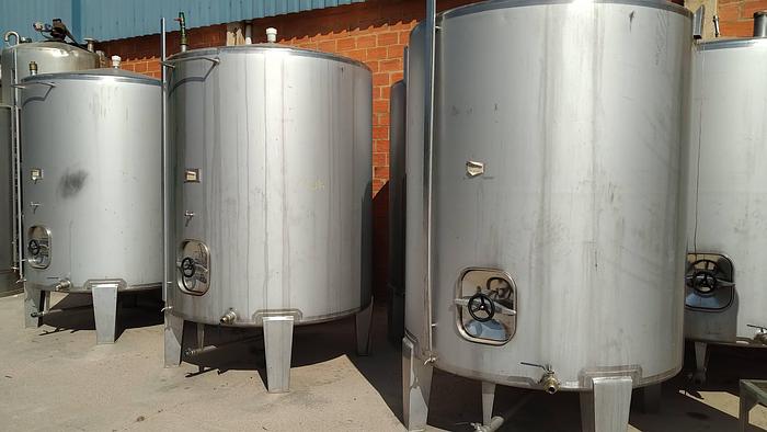 Usado Depósito de inox de 7500lt