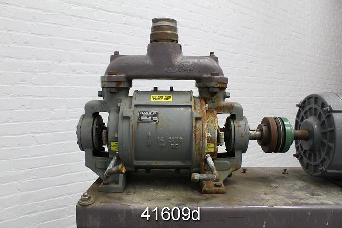 Used Nash CL201 Vacuum Pump, 10 Hp A/C Motor #41609