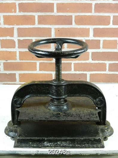 Used Williams Apparatus Hand Sheet Press, 12"x12", Manual #20248