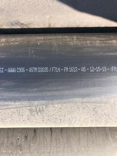 HDPE 8" DR11/ HIGH DENSITY POLYETHYLENE PIPE 200psi