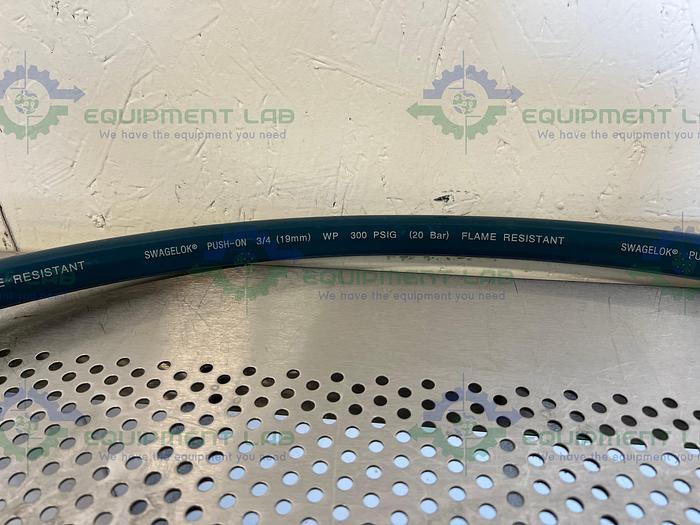 Used Swagelok Push On 123" Flame Resistant Hose 3/4” 19MM WP