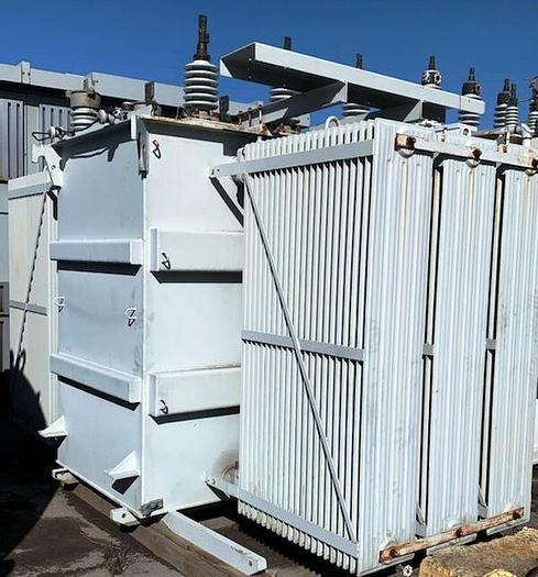 Surplus Carte  7500/10500 kVA Substation Transformer 34,500 Delta - 4160Y/2400