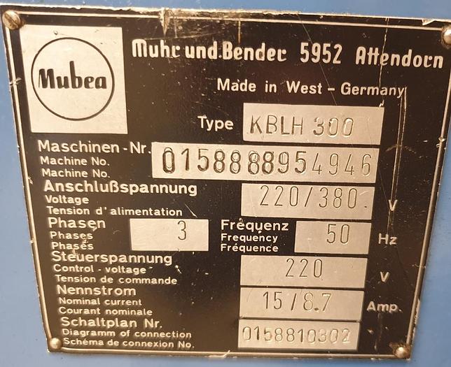Gebraucht Profilstahlschere Mubea KBLH 300