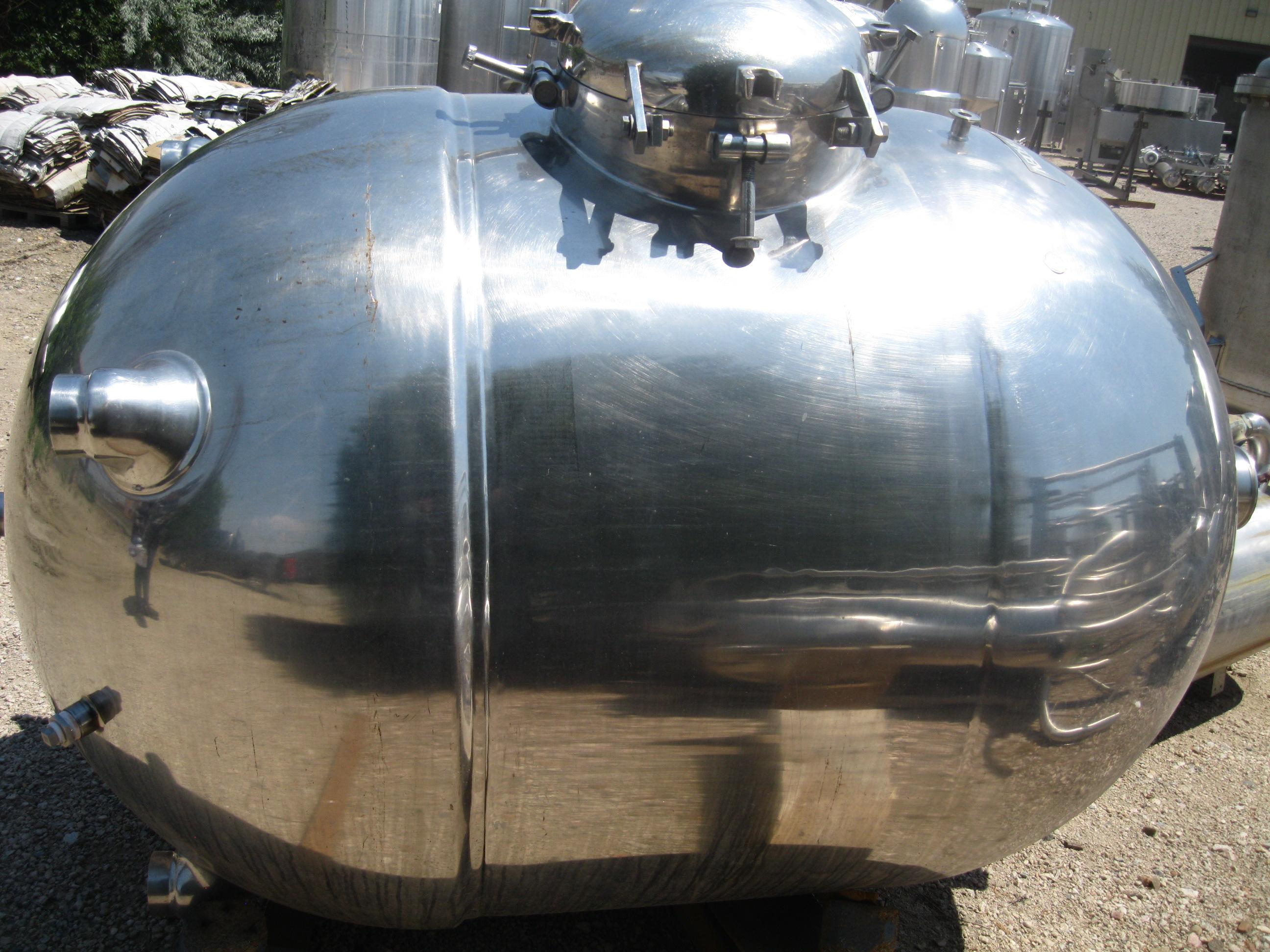 Used 400 GALLON VACUUM KETTLE TANK. GROEN MODEL NVA-300 SERIAL 13141