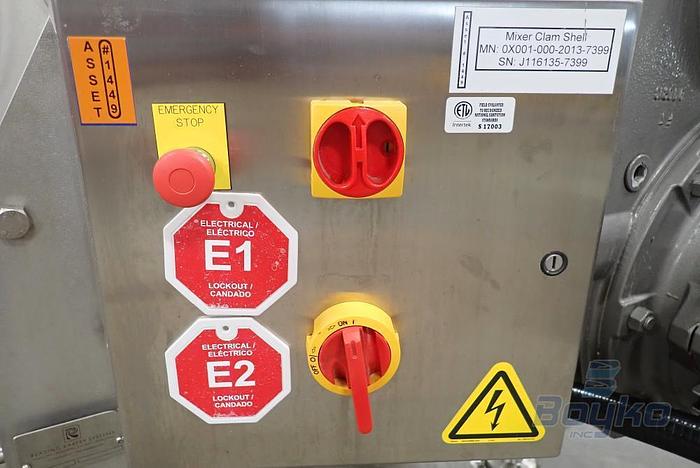 Used 2013 Reading Bakery Systems SS Continuous Mixer