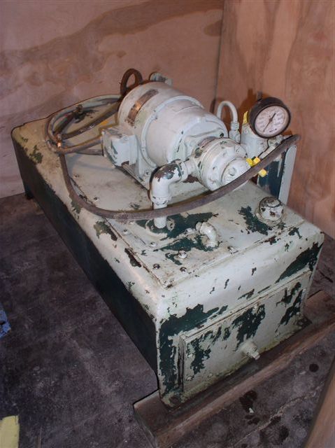 Used 1.5 HP Gerotor Hydraulic Unit; 50 gal Tank