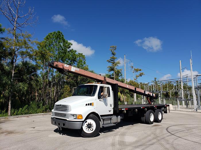 Used 2007 Sterling Acterra Flatbed w/ Cleasby Roofing Conveyor