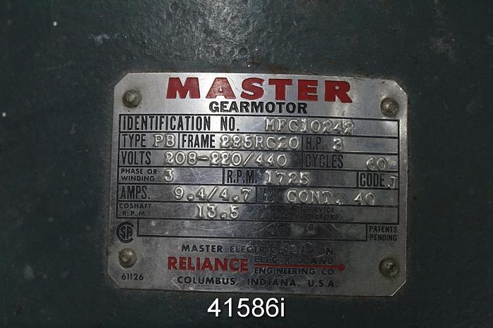 Used Wheeler Company Lab Calender, 15" Operating Face #41586