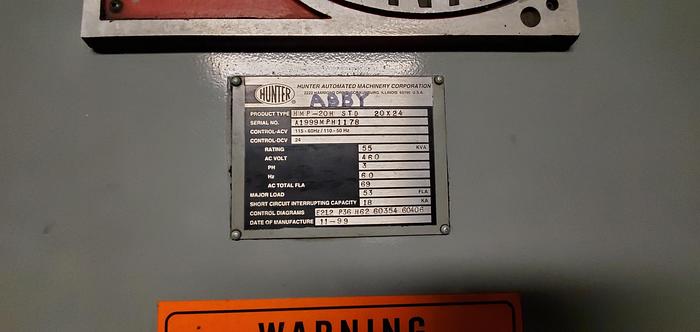 Used 1999 HUNTER HMP-20H STD (On Hold)