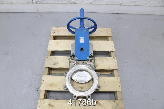 Used Orbinox ET Series 20 8" Hand Operated Knife Gate Valve #41786