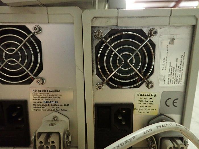 Used Lot of 2 Mettler Toledo ReactIR-4000 FTIR Analyzers w/ 3 Power Supplies & Extras