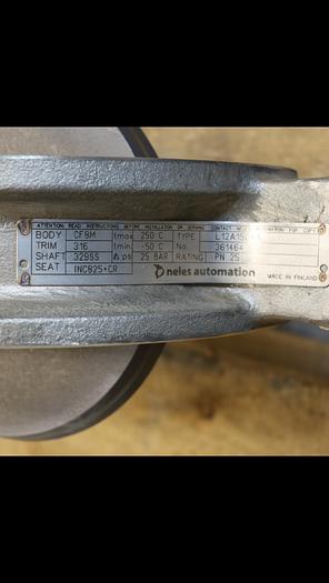 Used Neles Automation L12A150AA 6" Butterfly Valve #44618