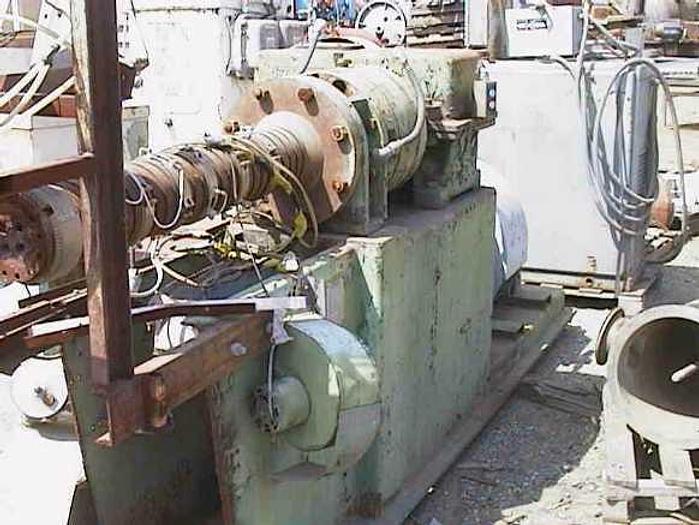 Used Extruder, Sterling, 3-1/2", 21:1 L/d, Plastic, 50 HP, #C323075